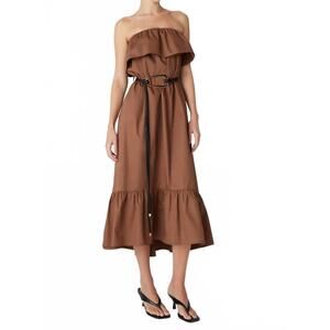 NEW JS71 charlee off the shoulder dress in mocha